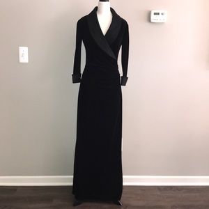 ⚜️Tadashi Neiman Marcus Black Evening Gown XS⚜️